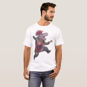 T-shirt Hippo Rockstar (Devant entier)