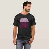 T-shirt Hippo Sleep Nap Taker Lazy Animal Sarcastic Retro (Devant entier)