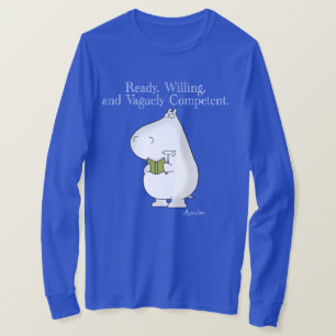 T-shirt Hippo Vaguely Competent par Sandra Boynton