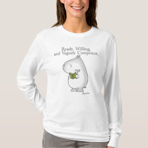 T-shirt Hippo vaguement compétent par Sandra Boynton