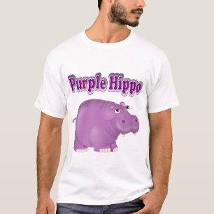 T-shirt Hippo violet