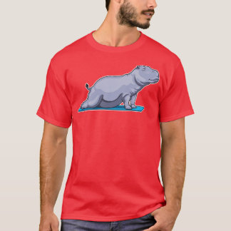 T-shirt Hippo Yoga Fitness