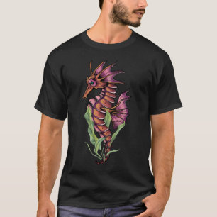T-shirt Hippocampe à l'aquarelle