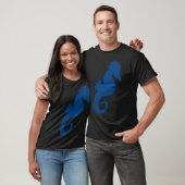 T-shirt Hippocampe bleu (Unisexe)