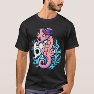 T-shirt Hippocampe chapeau de sorcière