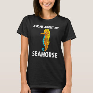 T-shirt Hippocampe Cool Pour Hommes Femmes Océan Mer Anima