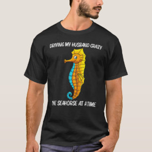 T-shirt Hippocampe Cool Pour Les Femmes Maman Océan Animal