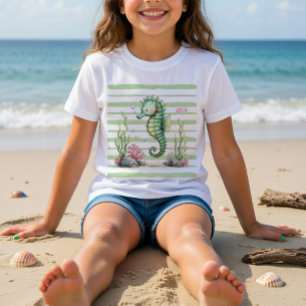 T-Shirt Hippocampe dans le Jardin des Marées