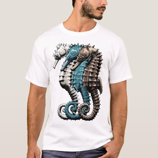 T-shirt hippocampes (Devant)
