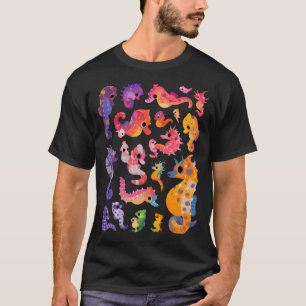 T-shirt Hippocampes - sombre