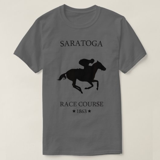 T-shirt Hippodrome de Saratoga New York (Design devant)