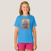 T-shirt Hippopotame (Devant entier)