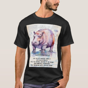 T-shirt Hippopotame