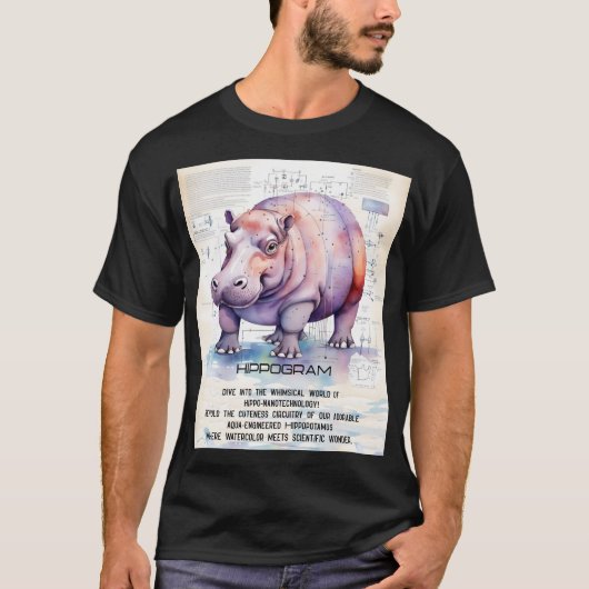 T-shirt Hippopotame (Devant)