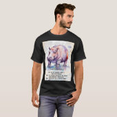 T-shirt Hippopotame (Devant entier)