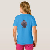 T-shirt Hippopotame (Dos entier)