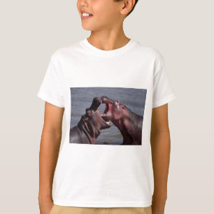T-shirt hippopotame