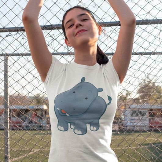 T-shirt Hippopotame