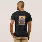 T-shirt Hippopotame (Dos entier)