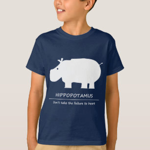 T-shirt Hippopotame (カバ)