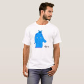 T-shirt Hippopotame de Dyna (Devant entier)
