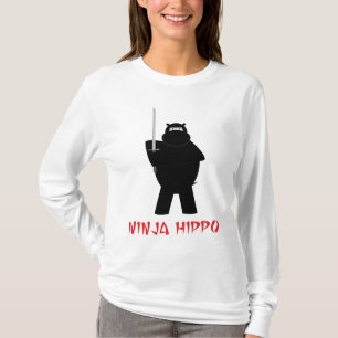 T-shirt Hippopotame de Ninja