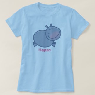 T-shirt Hippopotame heureux
