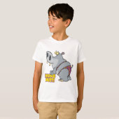 T-shirt hippopotame hippo babt bikini (Devant entier)