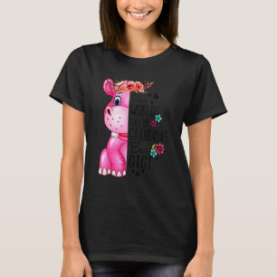 T-shirt Hippopotame Original Dans Un Monde Plein De Mamans