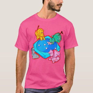 T-shirt Hippopotames affamés