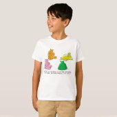 T-shirt Hippopotames affamés ! - Filles T de base (Devant entier)