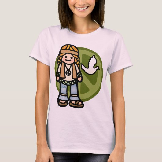 T-shirt hippy hip. (Devant)
