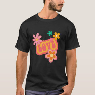 T-shirt Hippy Super Love Valentine's Day