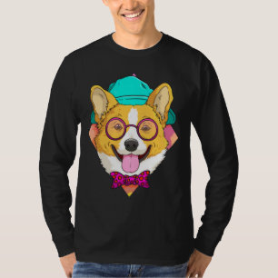 T-shirt Hipster Corgi Chien Cute Corgi Idées Hommes Femmes