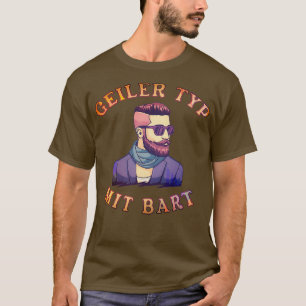 T-shirt Hipster de la barbe soins de la barbe classique TS