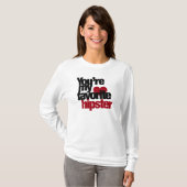 T-shirt Hipster favori (Devant entier)