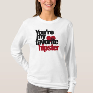 T-shirt Hipster favori