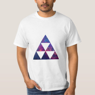 T-shirt Hipster Galaxy / Triangle spatial