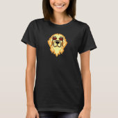 T-shirt Hipster Golden Retriever Pixel Chien Retro (Devant)
