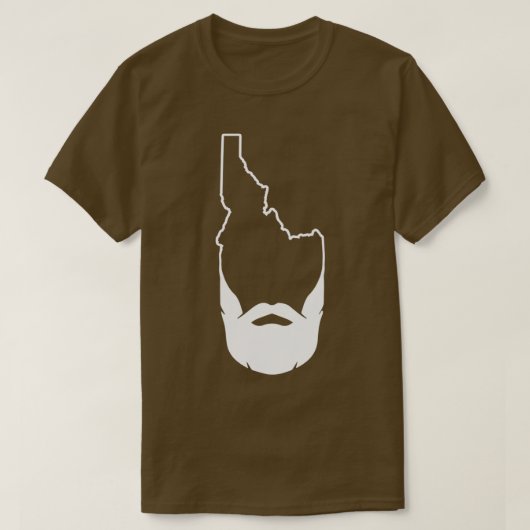 T-shirt Hipster Idaho Beard Boise Idaho FamousPomme de ter (Design devant)