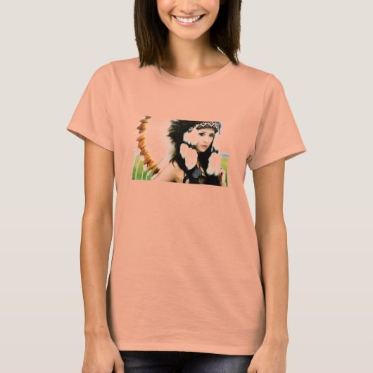T-shirt Hipster Native Chick (Devant)