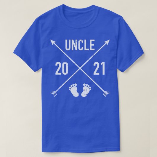 T-shirt Hipster oncle 2021 (Design devant)