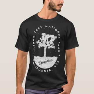 T-shirt Hipster rétro du parc national de Joshua Tree