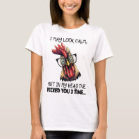 Hipster Rooster Drôle Dire