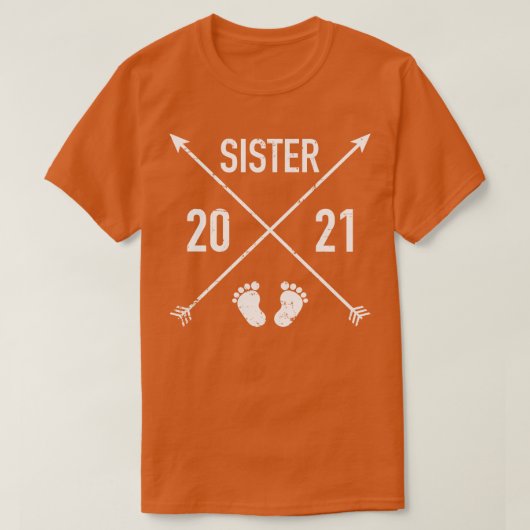 T-shirt Hipster soeur 2021 (Design devant)