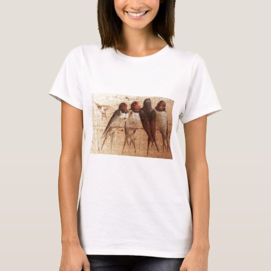 T-shirt Hirondelles de grange (Devant)