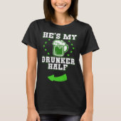 T-shirt His and Hers Matching Irish Drinking Outfit St Pat (Devant)