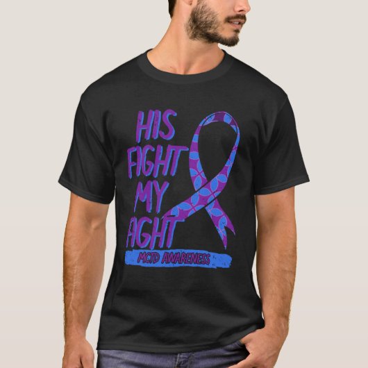 T-shirt His Fight My Fight MCTD Mixed Connective Tissue Di (Devant)