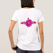T-shirt Hisbiscus rose (Dos)