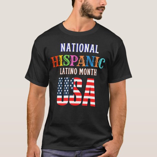 T-shirt Hispanic Ceremony Month Prideful Latin Spanish Ami (Devant)